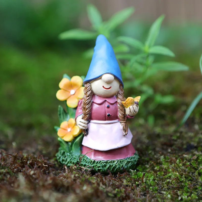 Charming Garden Elf Resin Decoration - Enchant Your Space - 4USelects