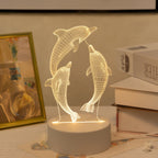 Dolphin LED Night Light – USB Desk Decor Lamp - 4USelects