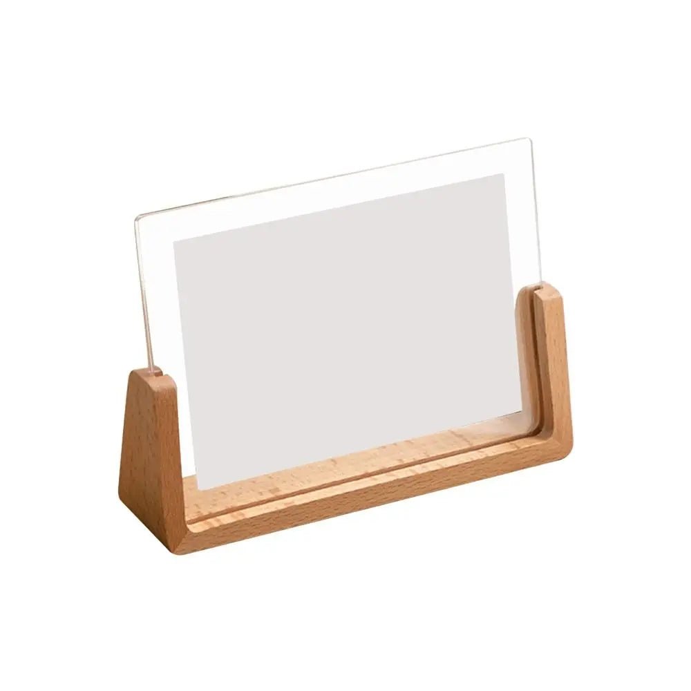 Elegant Acrylic & Wood Photo Frame for Home Decor - 4USelects