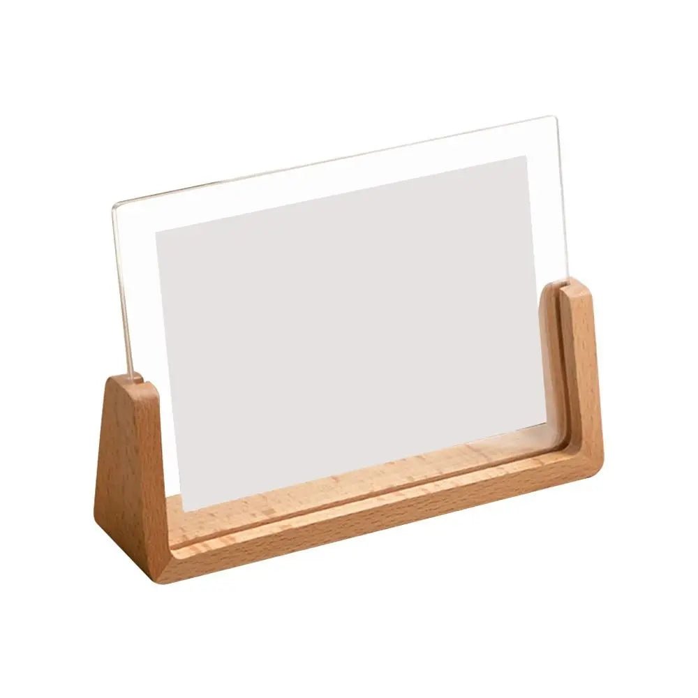 Elegant Acrylic & Wood Photo Frame for Home Decor - 4USelects