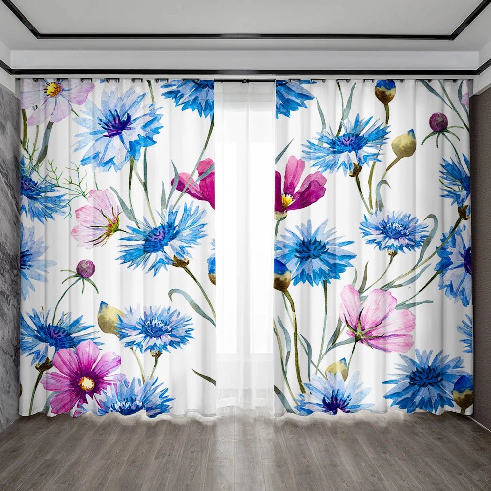 Floral Elegance Curtains - Perfect for Any Room - 4USelects