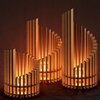 Handcrafted Wood Modular Candlestick – DIY Decor - 4USelects