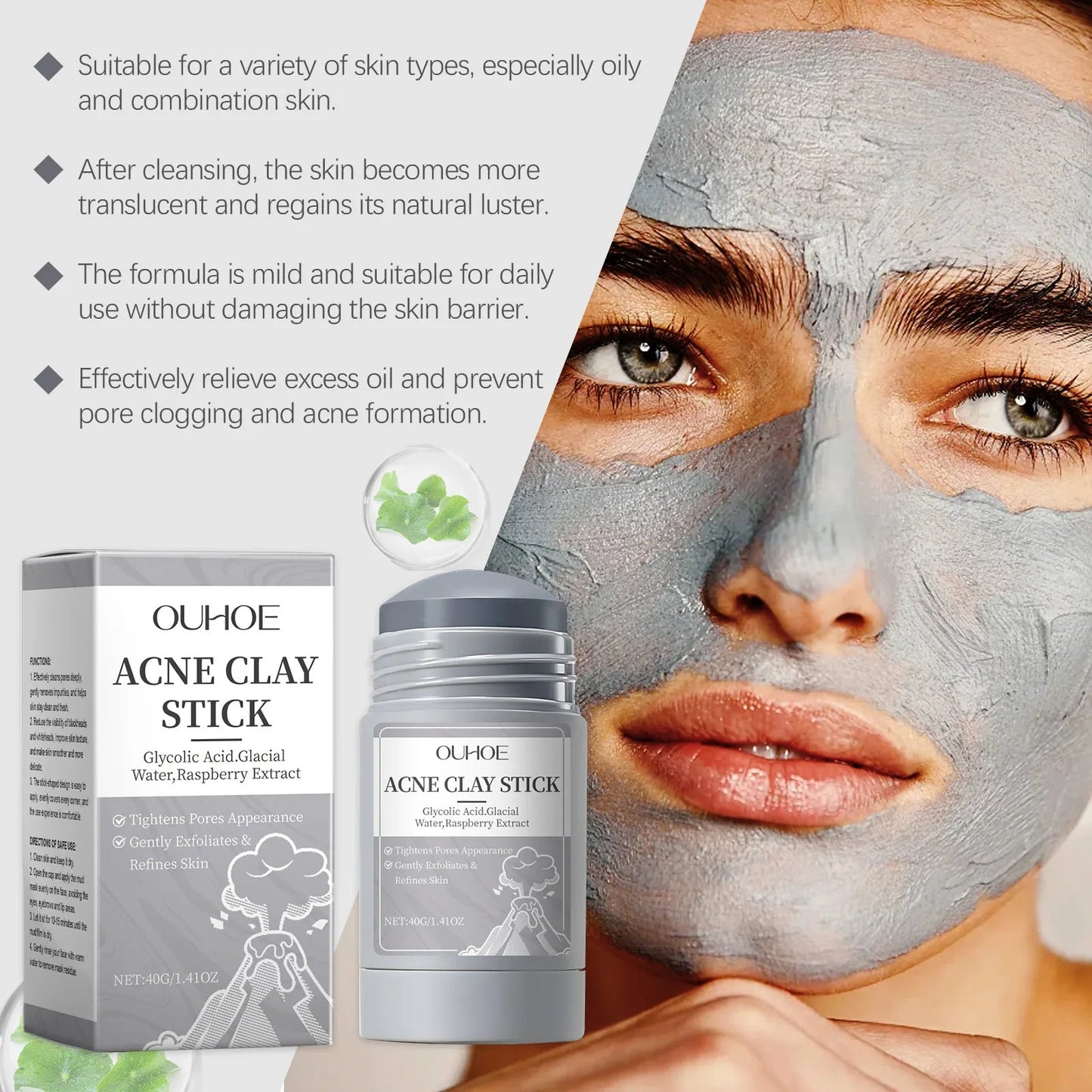 Hydrating Pore Cleansing Clay Mask Stick - 4USelects