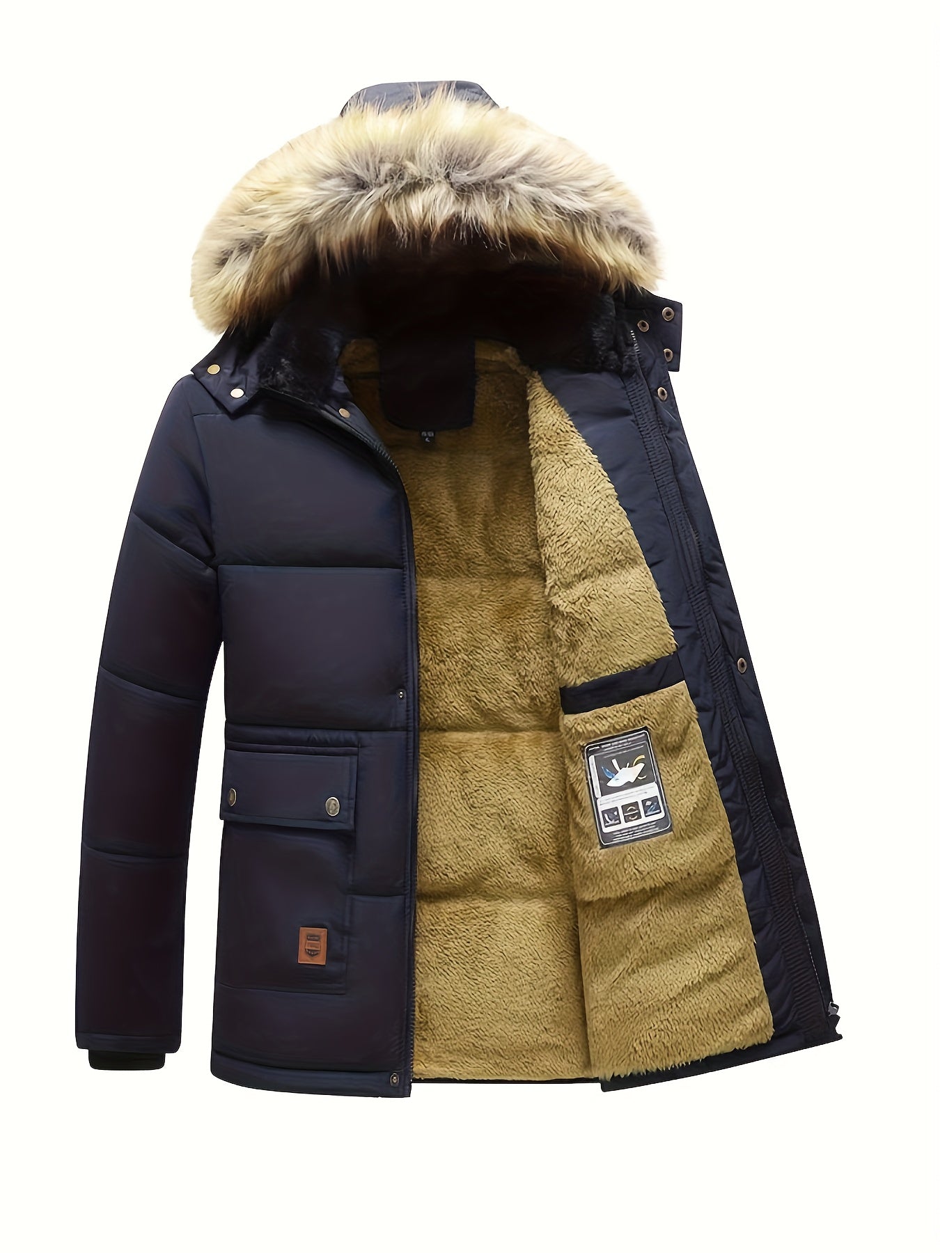 Insulated Full - Zip Jacket for Men – Winter Outdoor Coat - 4USelects