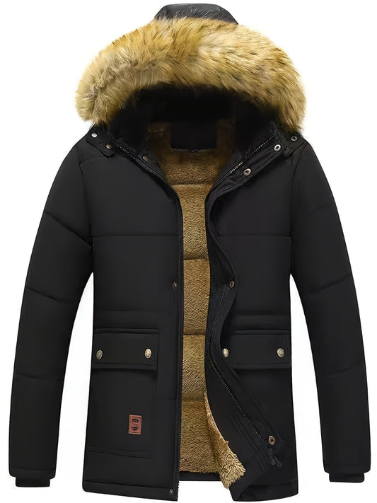 Insulated Full - Zip Jacket for Men – Winter Outdoor Coat - 4USelects