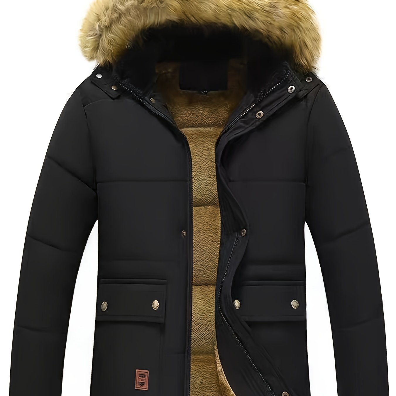 Insulated Full - Zip Jacket for Men – Winter Outdoor Coat - 4USelects