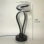 Lámpara de Escritorio LED Cloud Top USB Regulable vista frontal con la luz cálida encendida