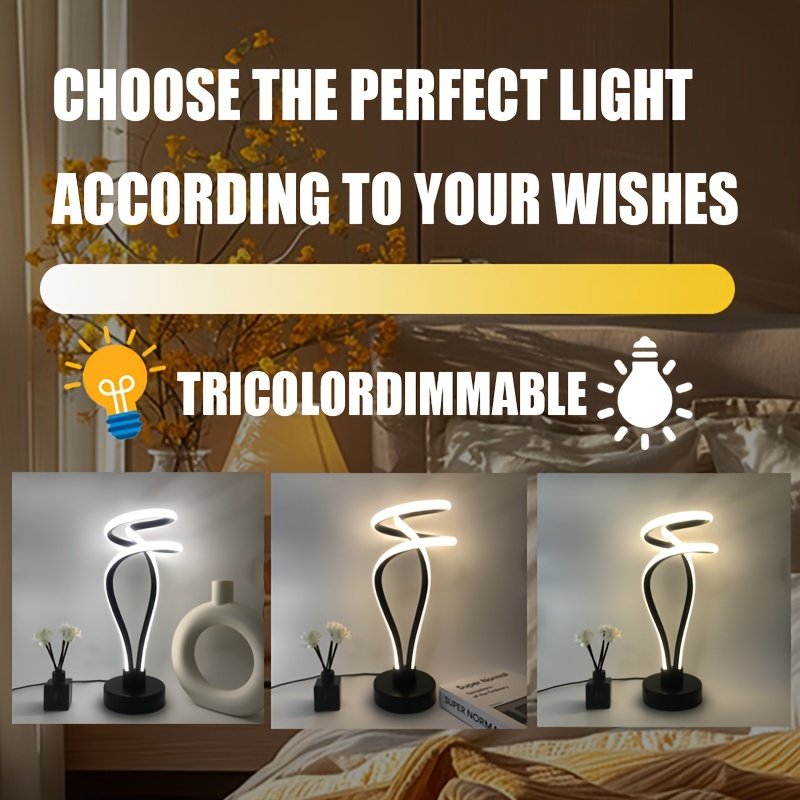 Lámpara de Escritorio LED Cloud Top USB Regulable con luz fría encendida en un estudio