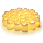 LED Tea Lights Warm White – Battery Operated Set - 4USelects
