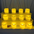 LED Tea Lights Warm White – Battery Operated Set - 4USelects