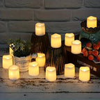 LED Tea Lights Warm White – Battery Operated Set - 4USelects