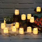 LED Tea Lights Warm White – Battery Operated Set - 4USelects
