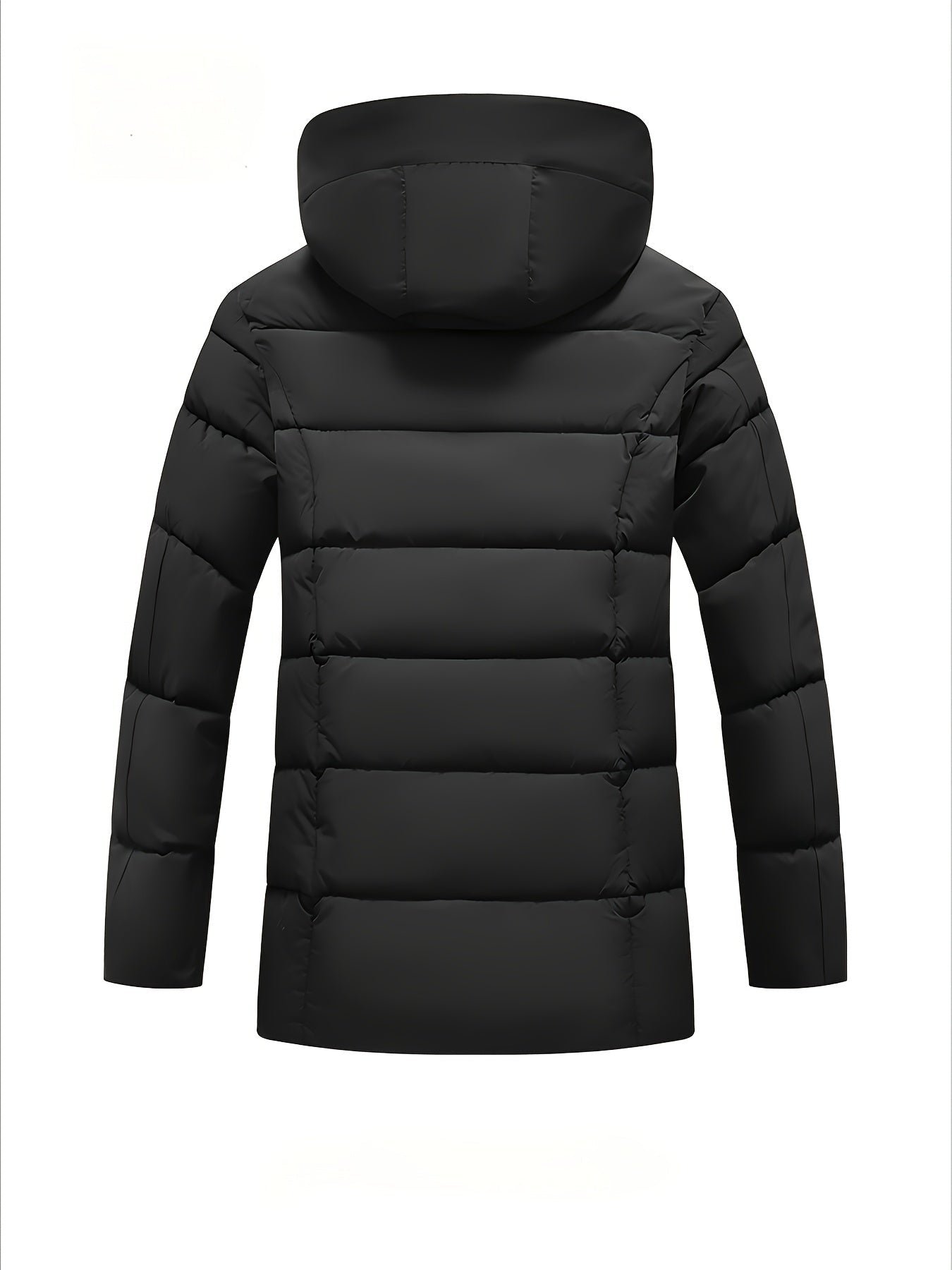 Long - Length Men’s Cold Weather Jacket – Hooded & Insulated - 4USelects