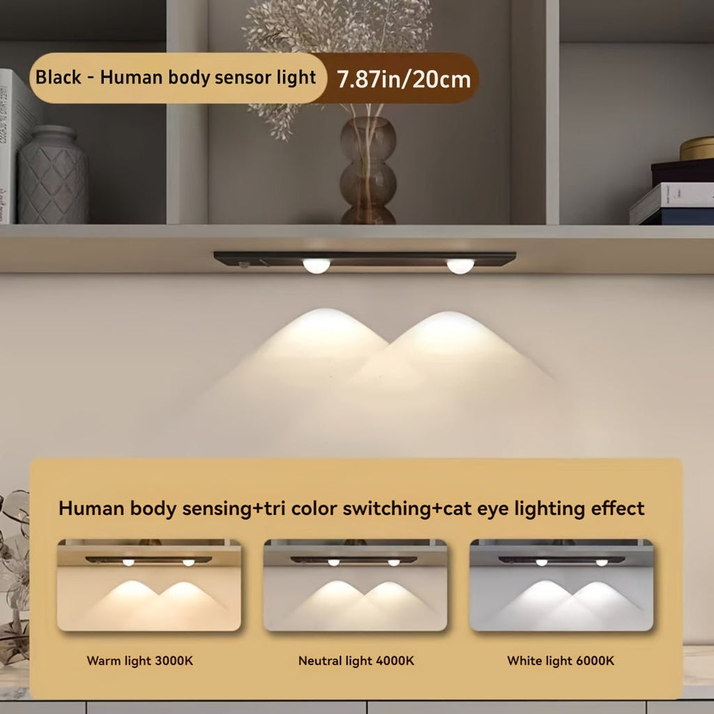 Magnetic LED Motion Sensor Cabinet Light – 3 Colors - 4USelects