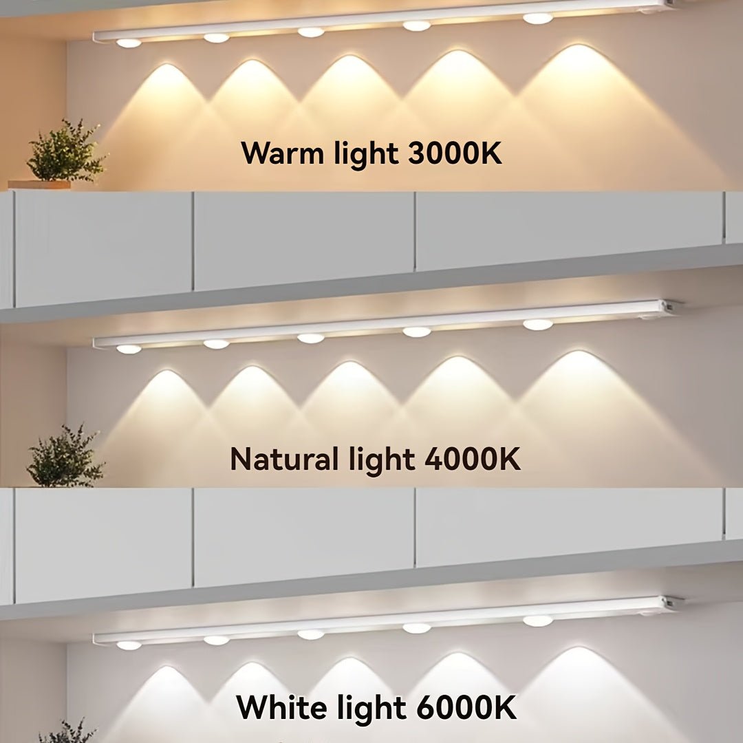 Magnetic LED Motion Sensor Cabinet Light – 3 Colors - 4USelects