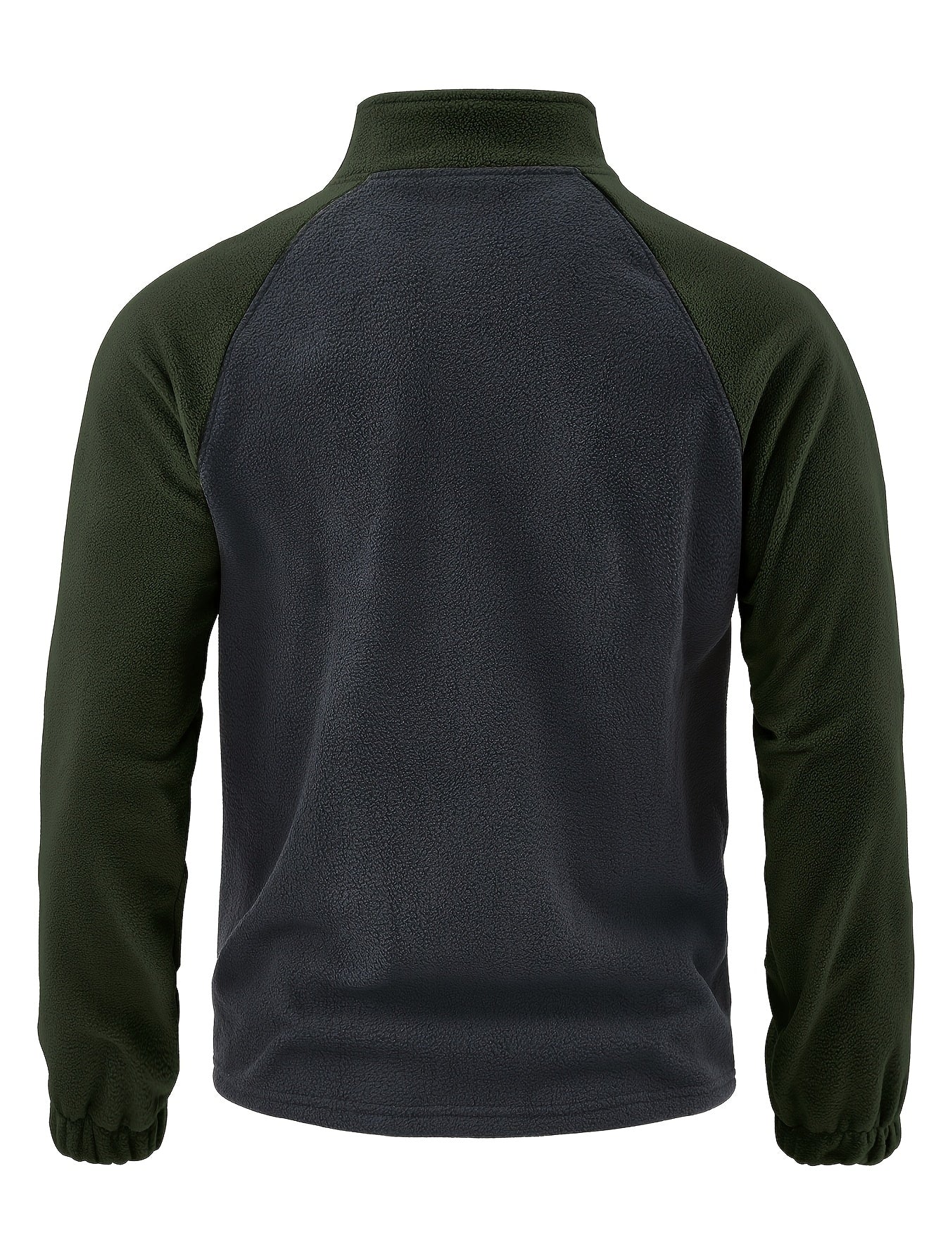 Men’s 2 - Pack Fleece - Lined Zip - Up Henley Shirts – Navy & Beige - 4USelects