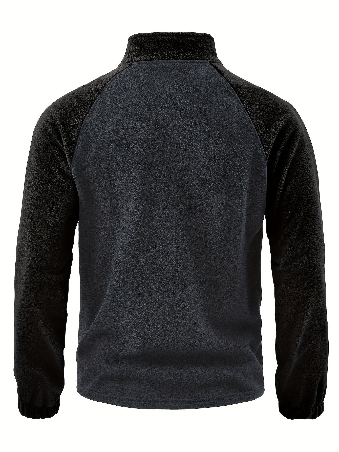 Men’s 2 - Pack Fleece - Lined Zip - Up Henley Shirts – Navy & Beige - 4USelects