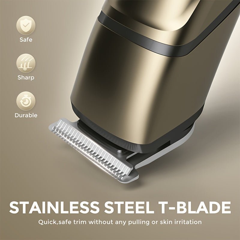 Men’s 6‑in‑1 Grooming Kit with T‑Blade, U‑Blade & Micro Shaver - 4USelects