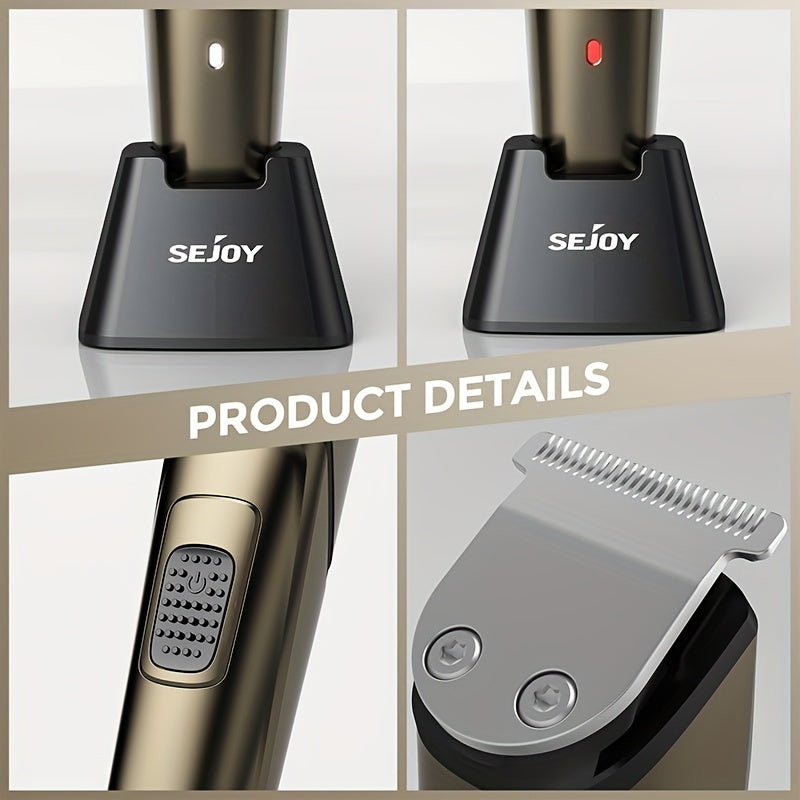 Men’s 6‑in‑1 Grooming Kit with T‑Blade, U‑Blade & Micro Shaver - 4USelects