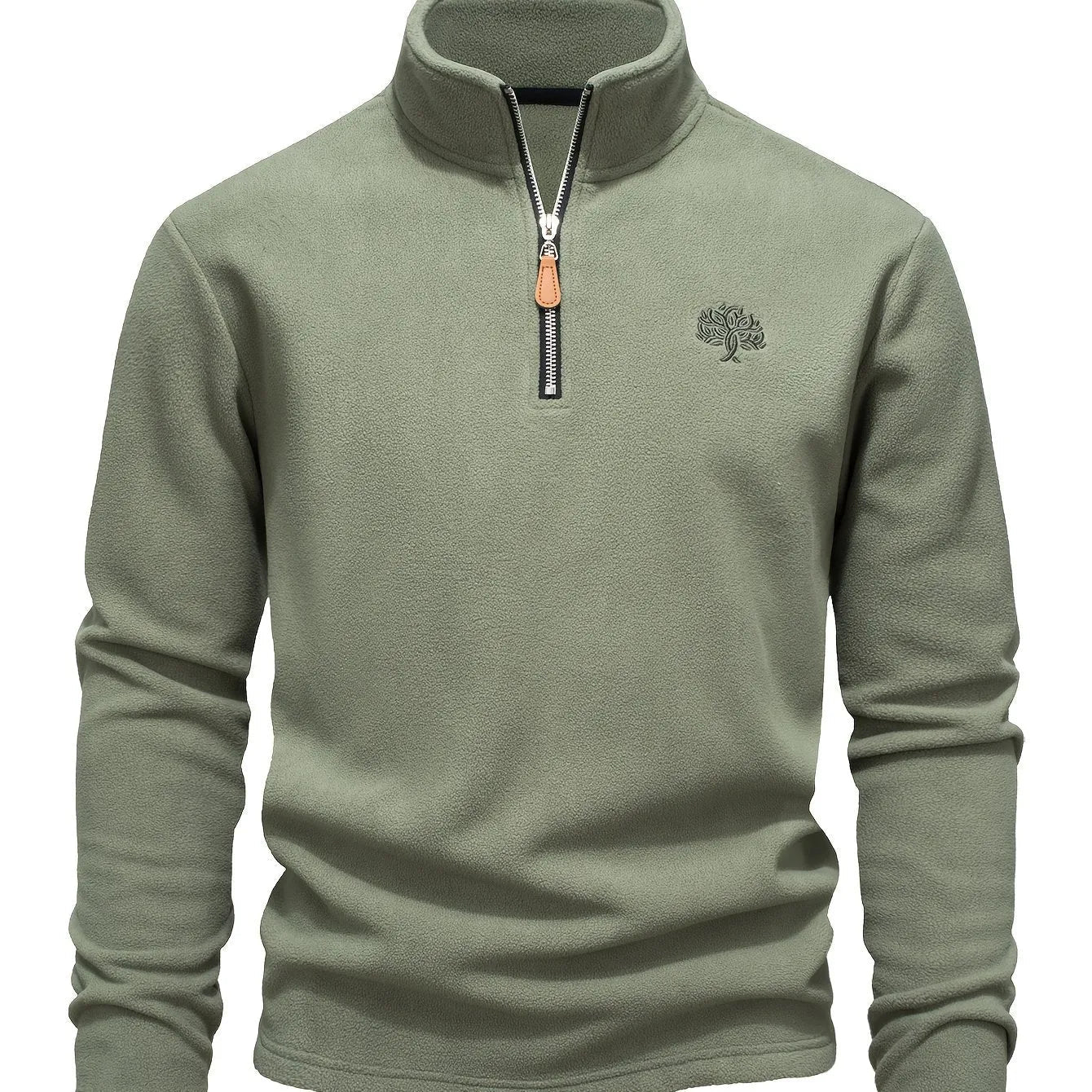 Men's Half - Zip Outdoor Fleece Sweatshirt – Warm & Lightweight - 4USelects