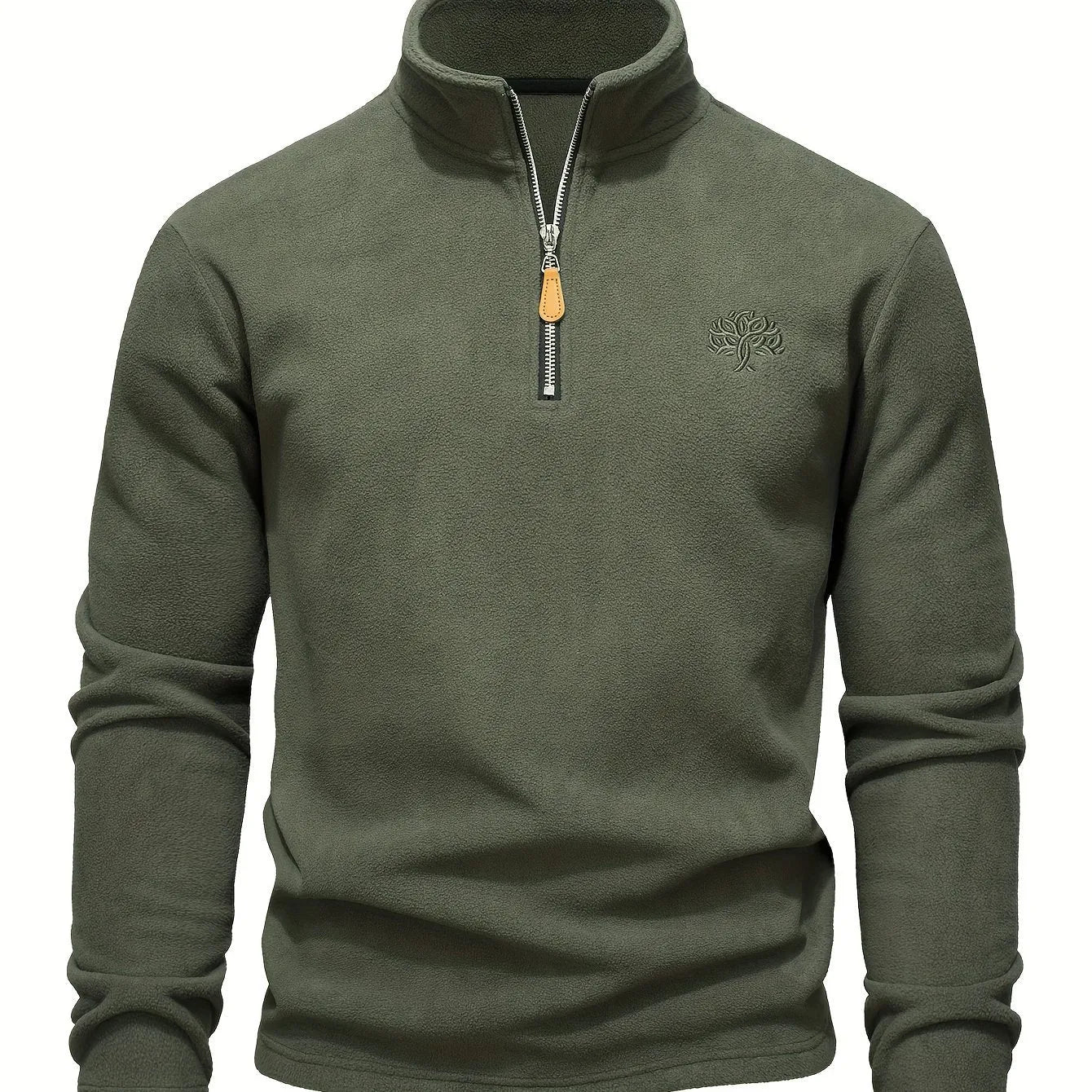 Men's Half - Zip Outdoor Fleece Sweatshirt – Warm & Lightweight - 4USelects