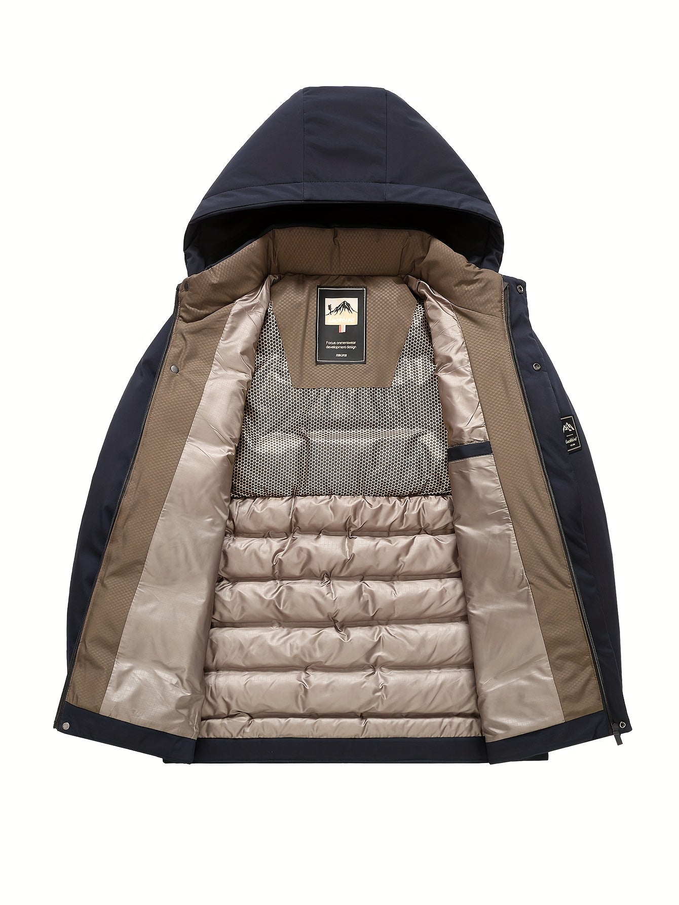 Men’s Heavyweight Hooded Winter Coat – Thermal Insulated - 4USelects