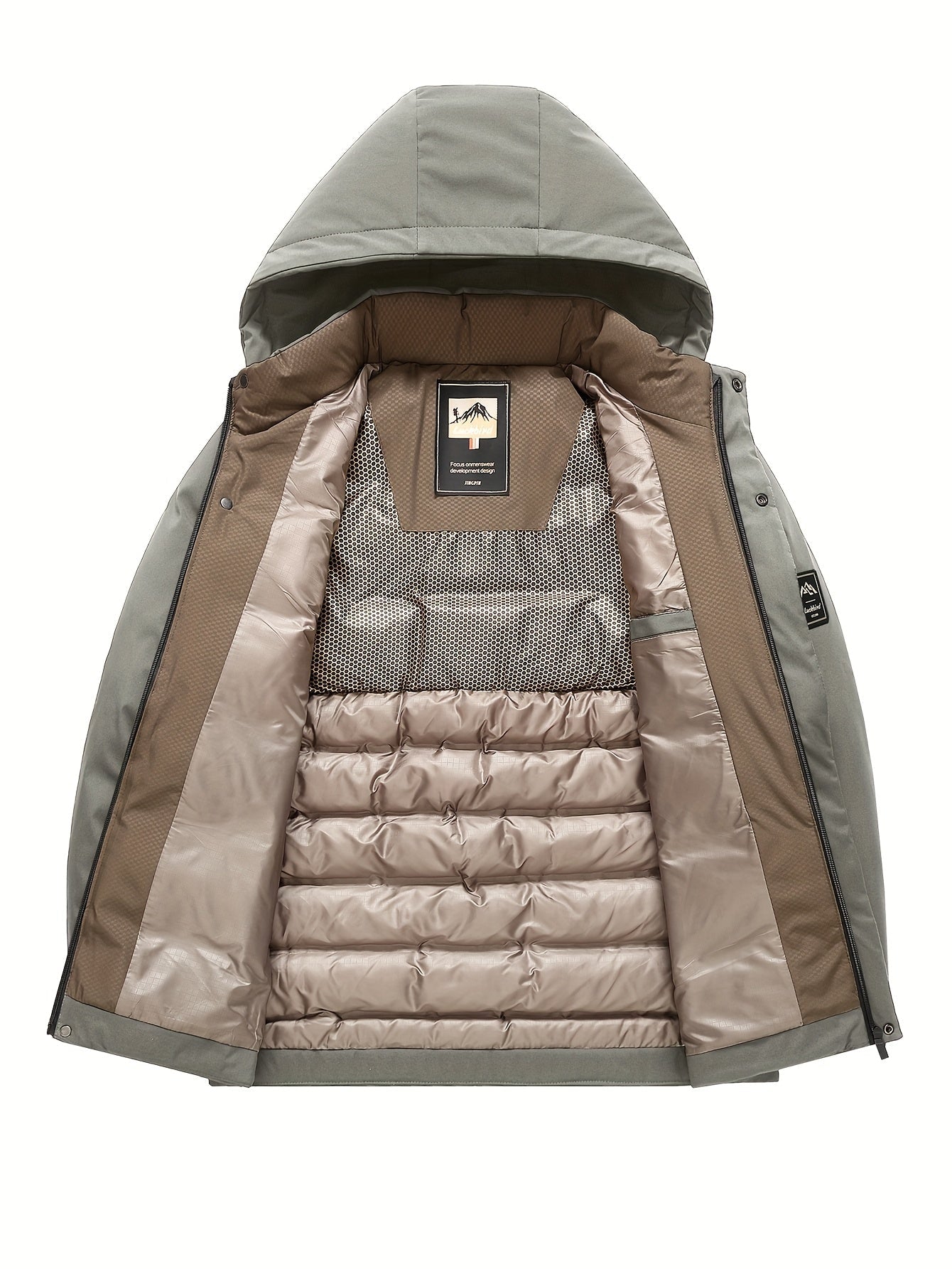 Men’s Heavyweight Hooded Winter Coat – Thermal Insulated - 4USelects