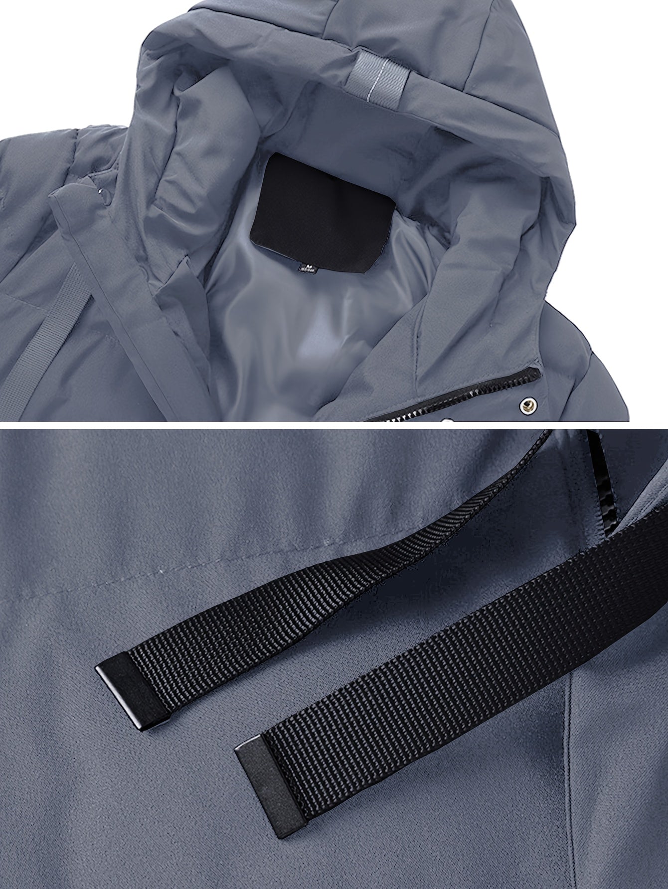 Men’s Padded Hooded Winter Jacket – Machine Washable - 4USelects