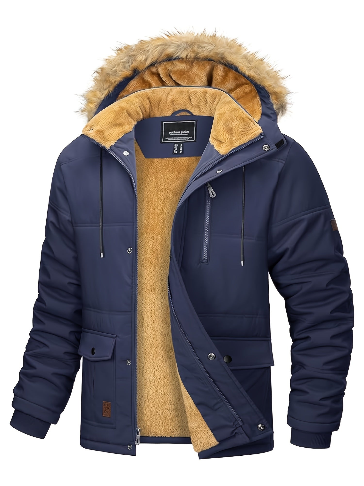 Men’s Winter Snowmobile Jacket – Mountain Outdoor Thermal Coat - 4USelects