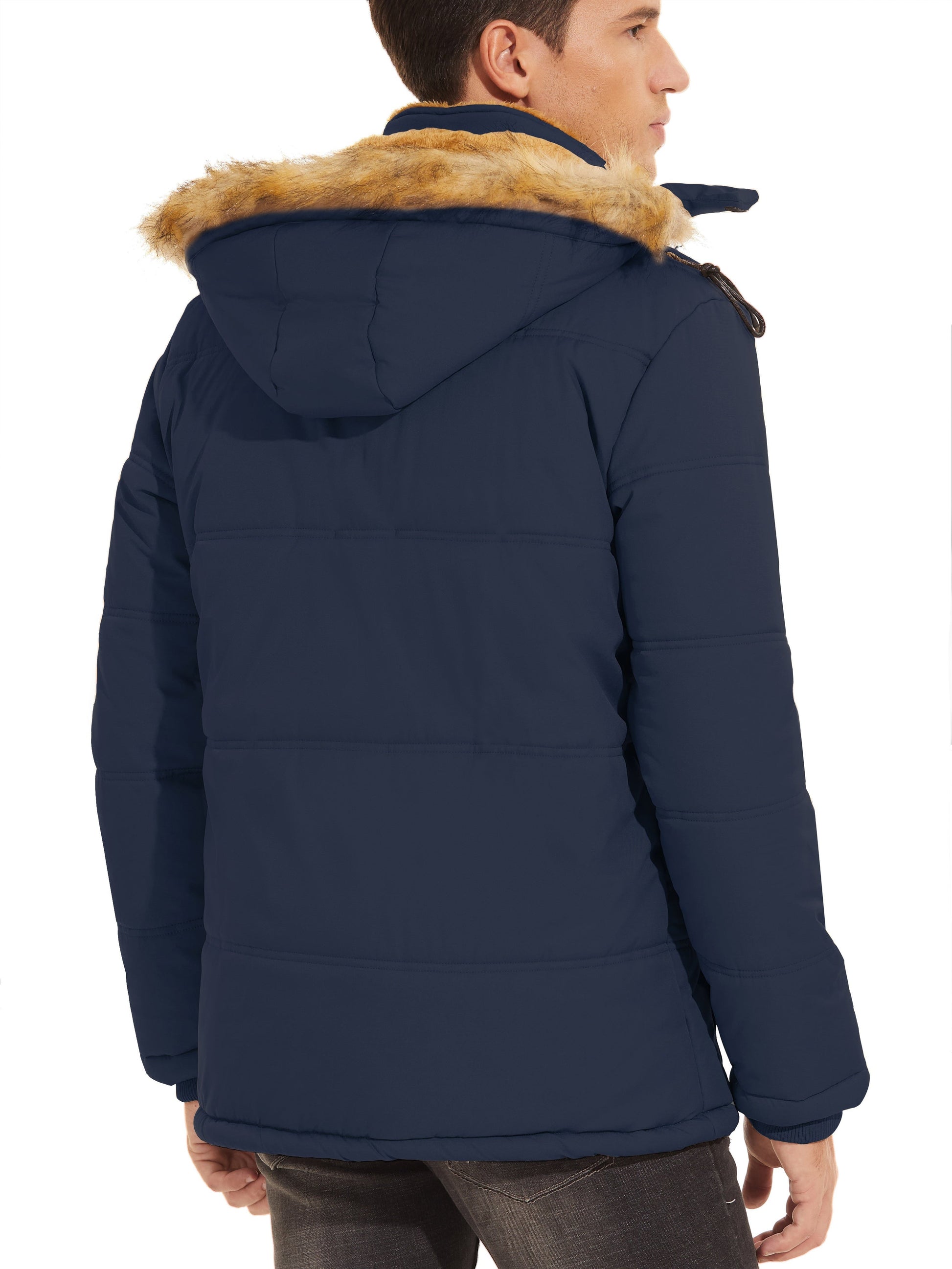 Men’s Winter Snowmobile Jacket – Mountain Outdoor Thermal Coat - 4USelects