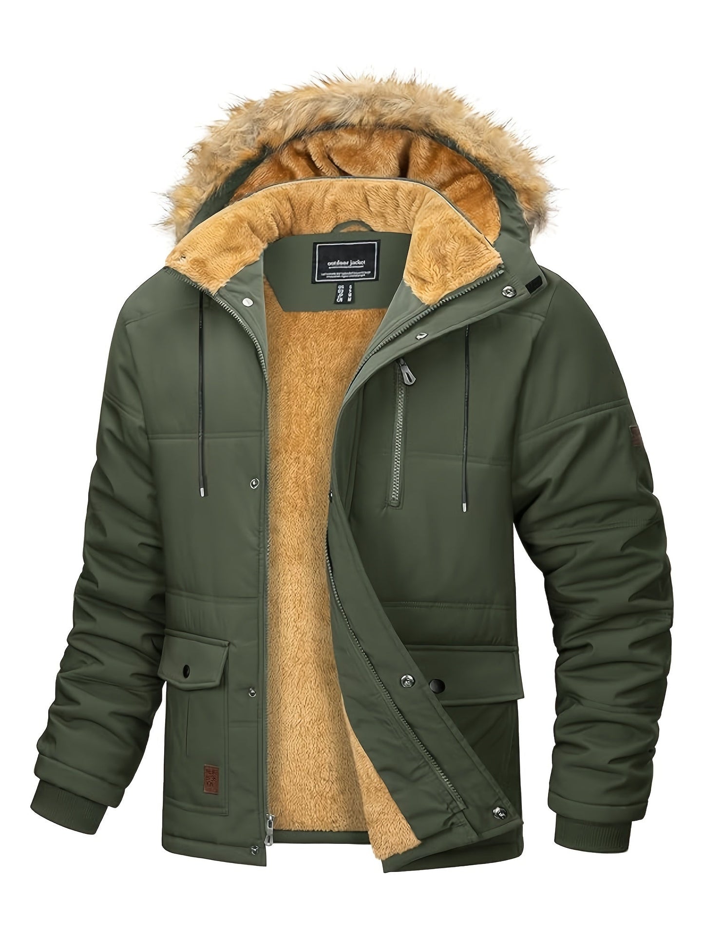 Men’s Winter Snowmobile Jacket – Mountain Outdoor Thermal Coat - 4USelects