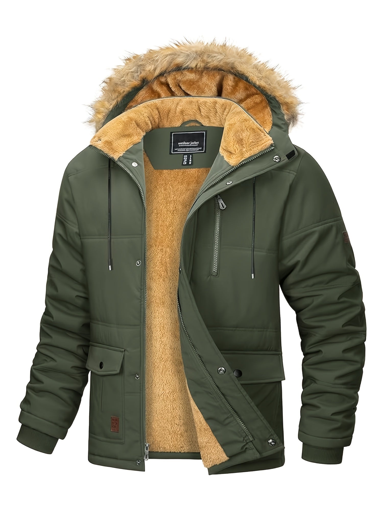 Men’s Winter Snowmobile Jacket – Mountain Outdoor Thermal Coat - 4USelects