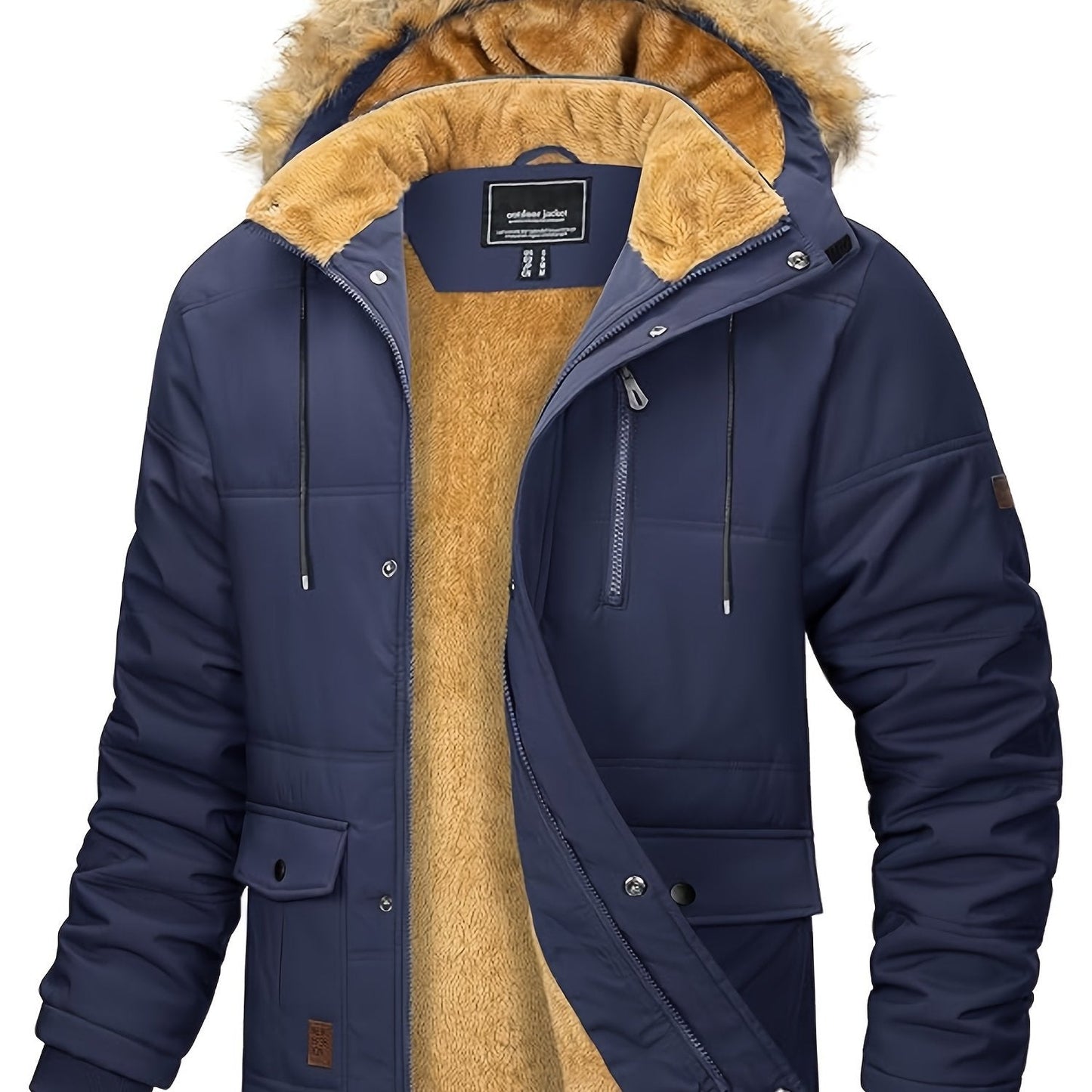 Men’s Winter Snowmobile Jacket – Mountain Outdoor Thermal Coat - 4USelects