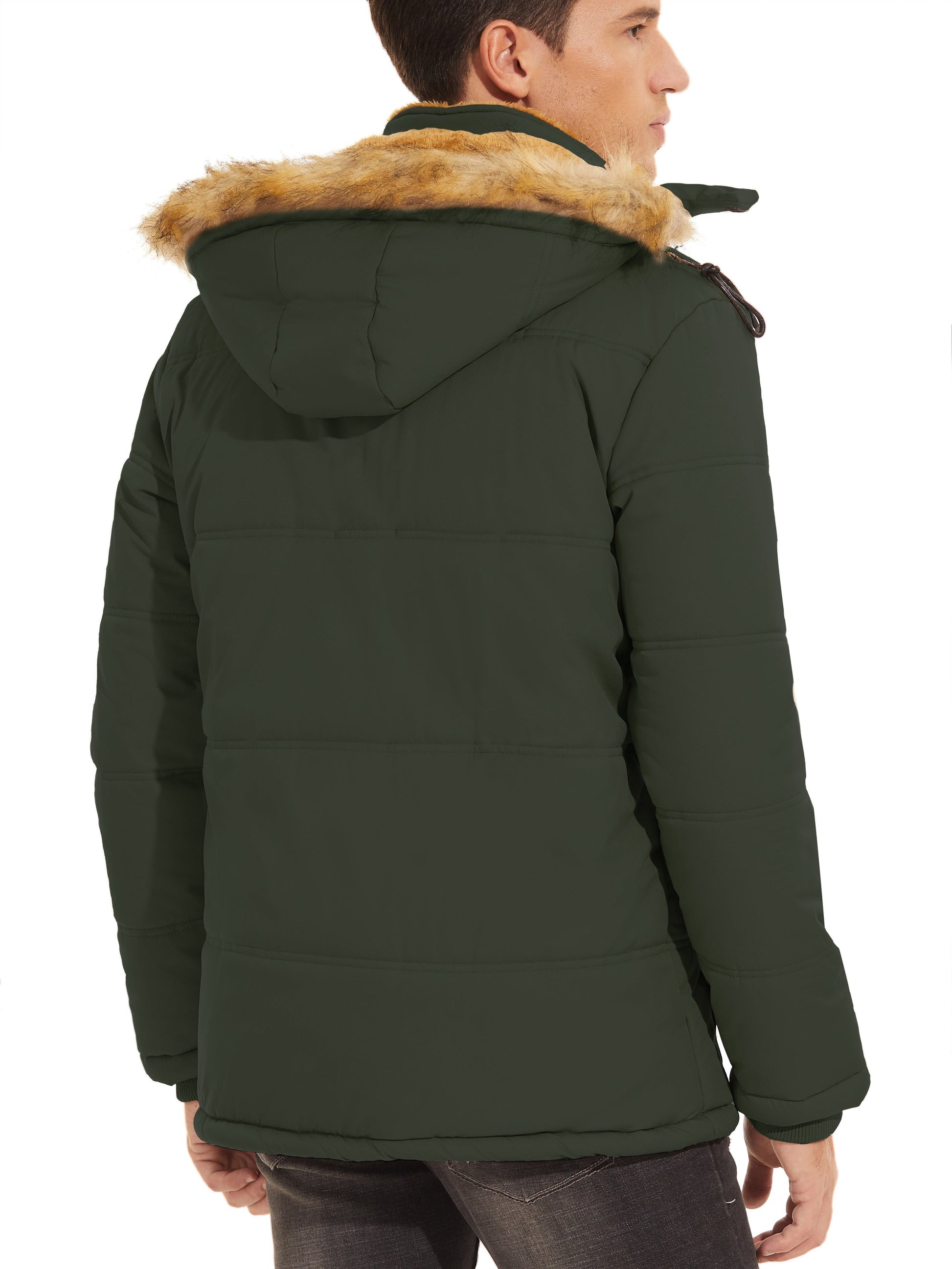 Men’s Winter Snowmobile Jacket – Mountain Outdoor Thermal Coat - 4USelects