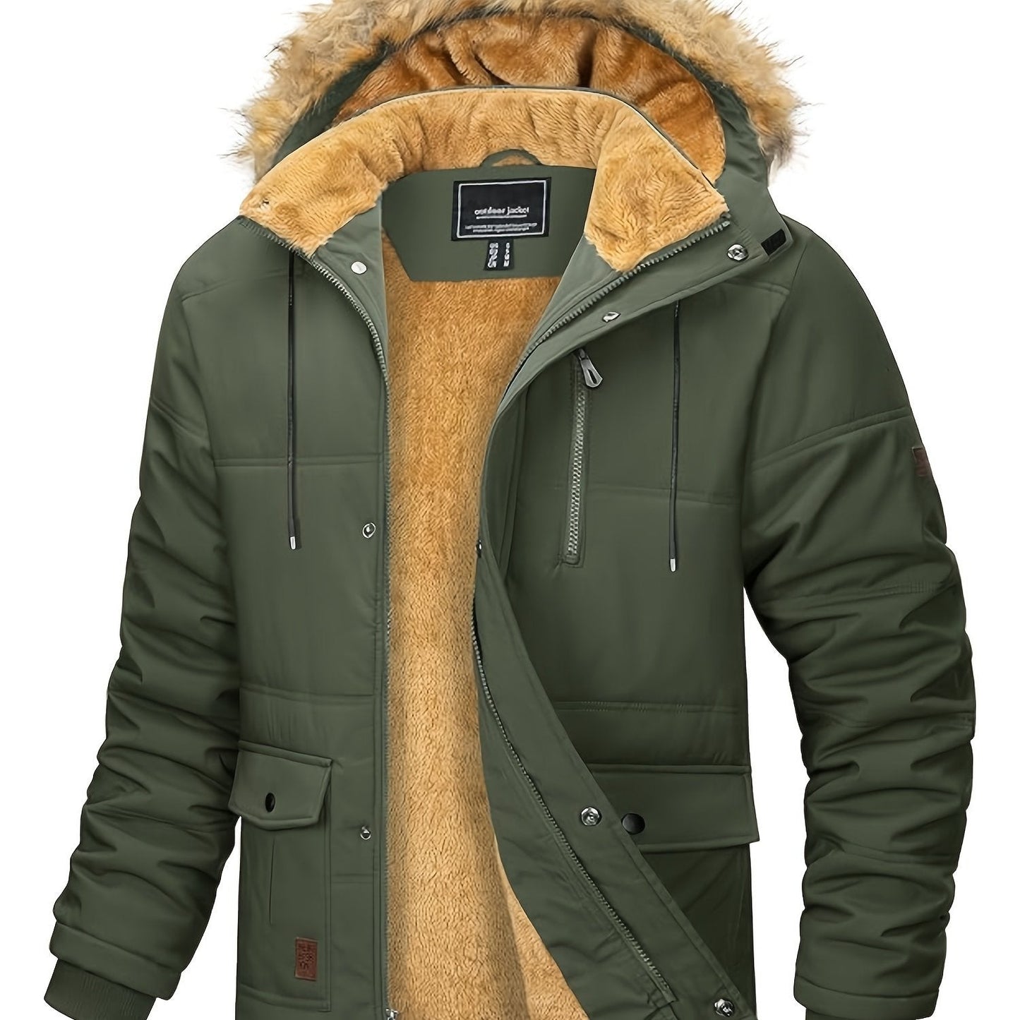 Men’s Winter Snowmobile Jacket – Mountain Outdoor Thermal Coat - 4USelects