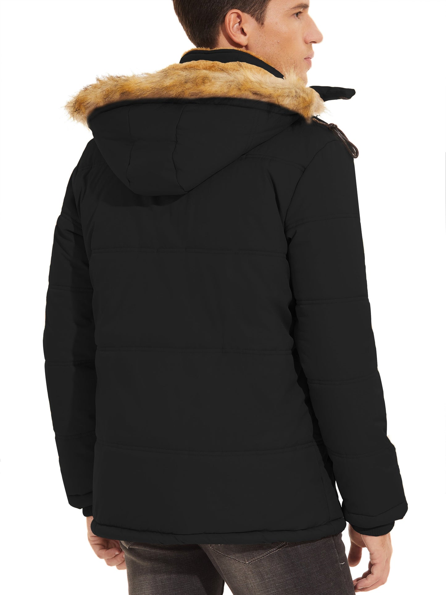 Men’s Winter Snowmobile Jacket – Mountain Outdoor Thermal Coat - 4USelects