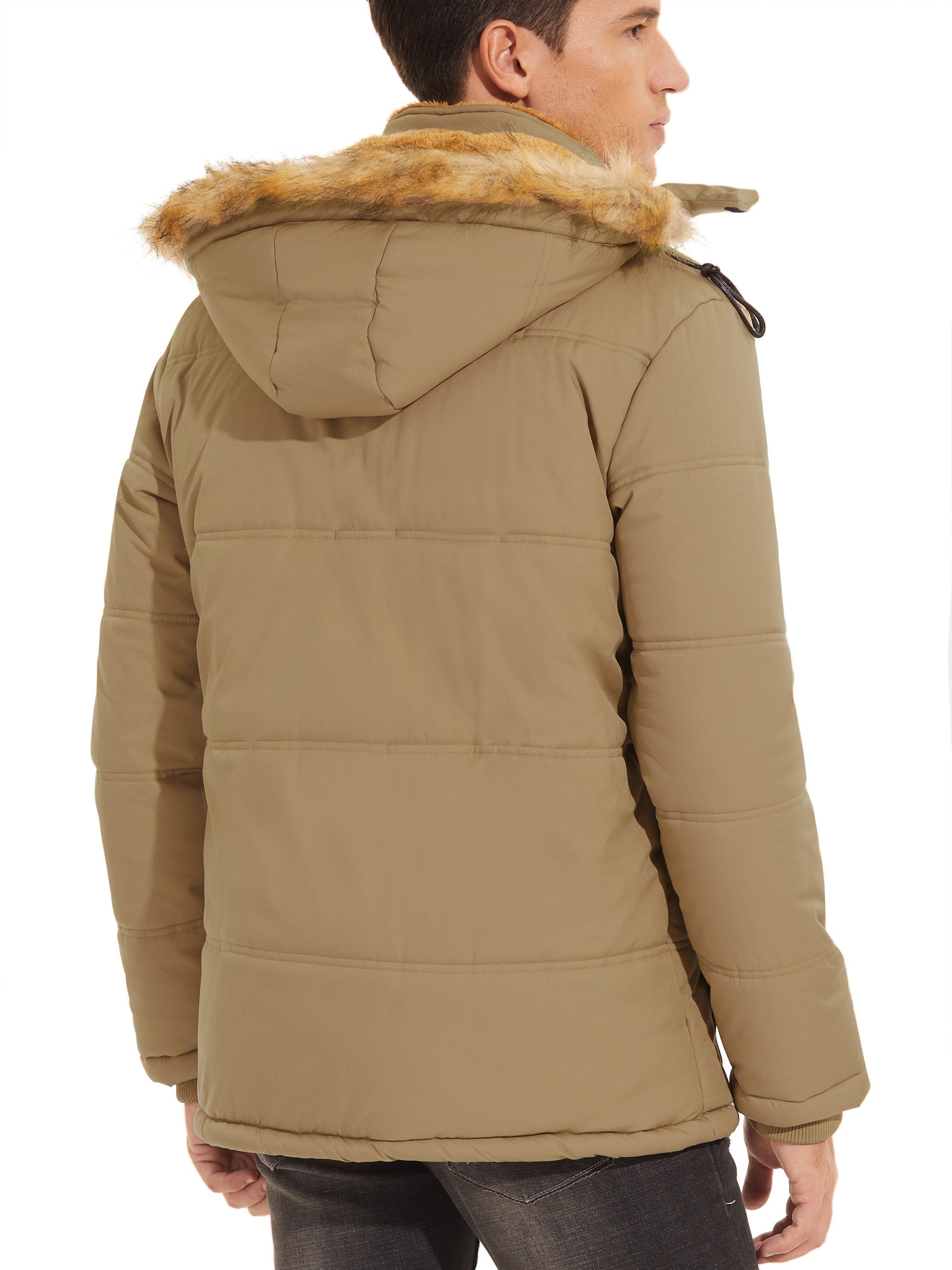 Men’s Winter Snowmobile Jacket – Mountain Outdoor Thermal Coat - 4USelects