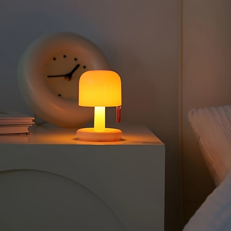 Mini Lámpara de Noche LED Atardecer Degradado apagada mostrando el acabado del cuerpo