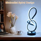 Modern Twisted LED Desk Lamp - 3 - Color USB Memory - 4USelects