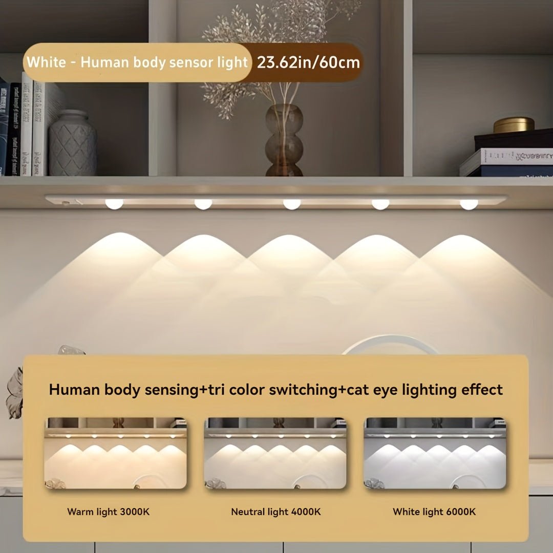 Motion Sensor LED Strip Light – USB Rechargeable - 4USelects