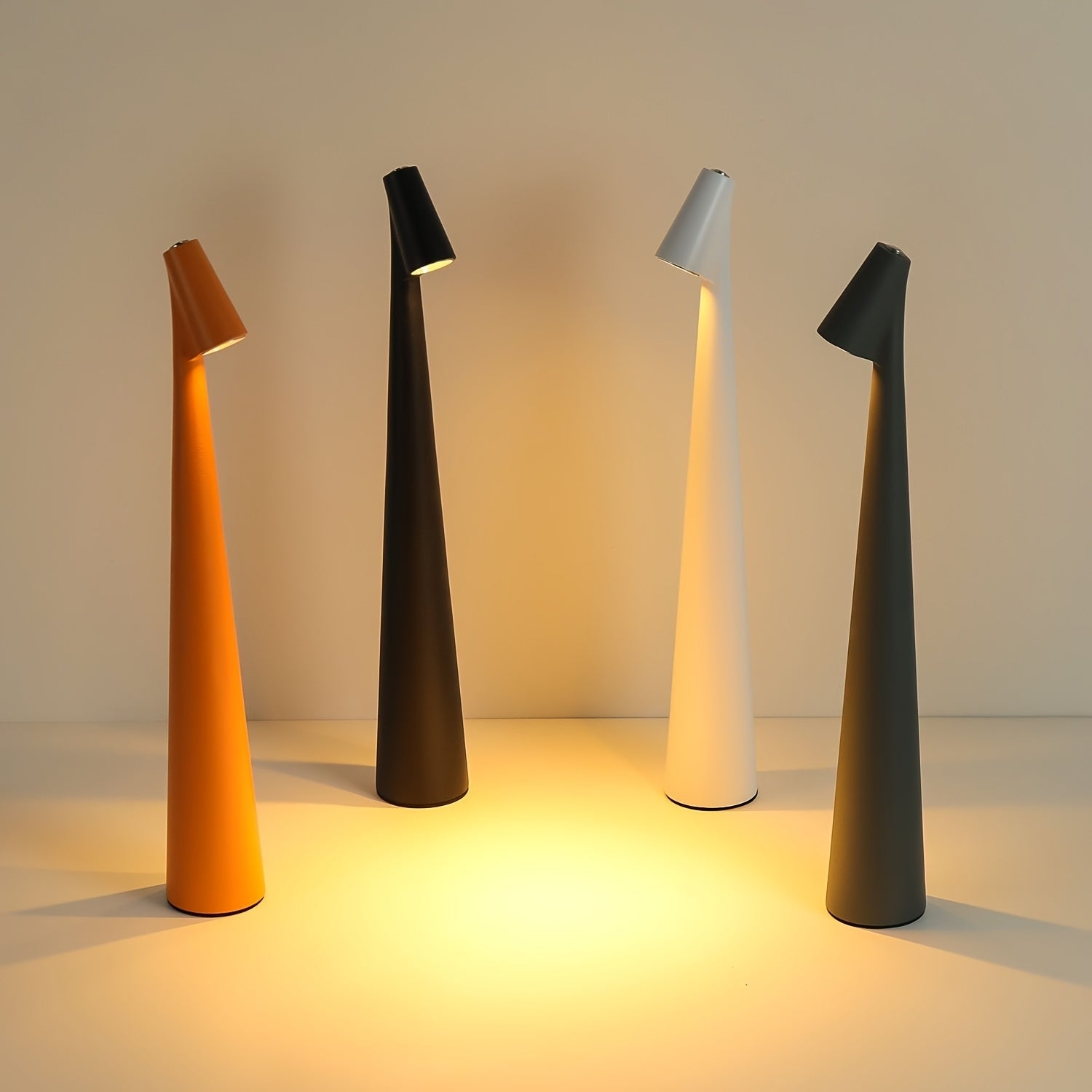 Nordic Minimalist Bedside Lamp – Touch Rechargeable - 4USelects