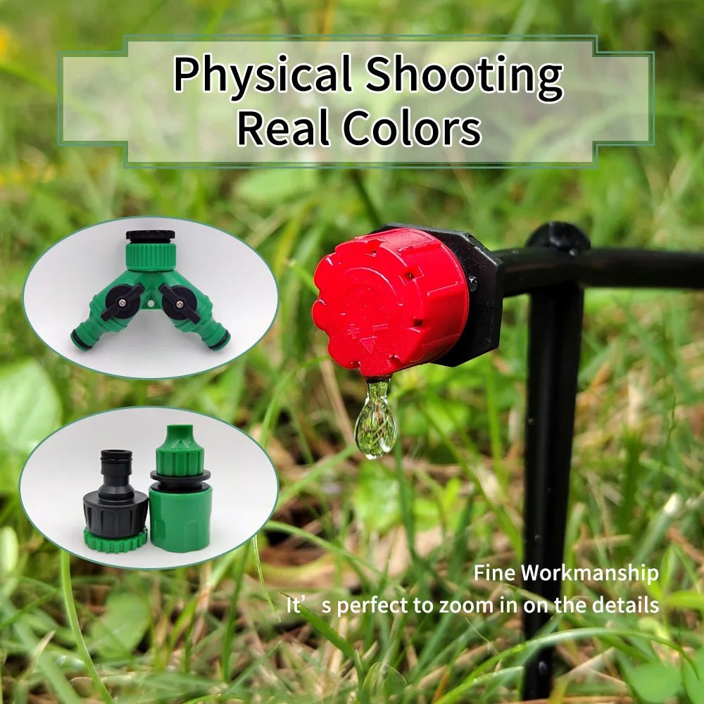 OASIS Adjustable Drip Irrigation System - Effortless Garden Care - 4USelects