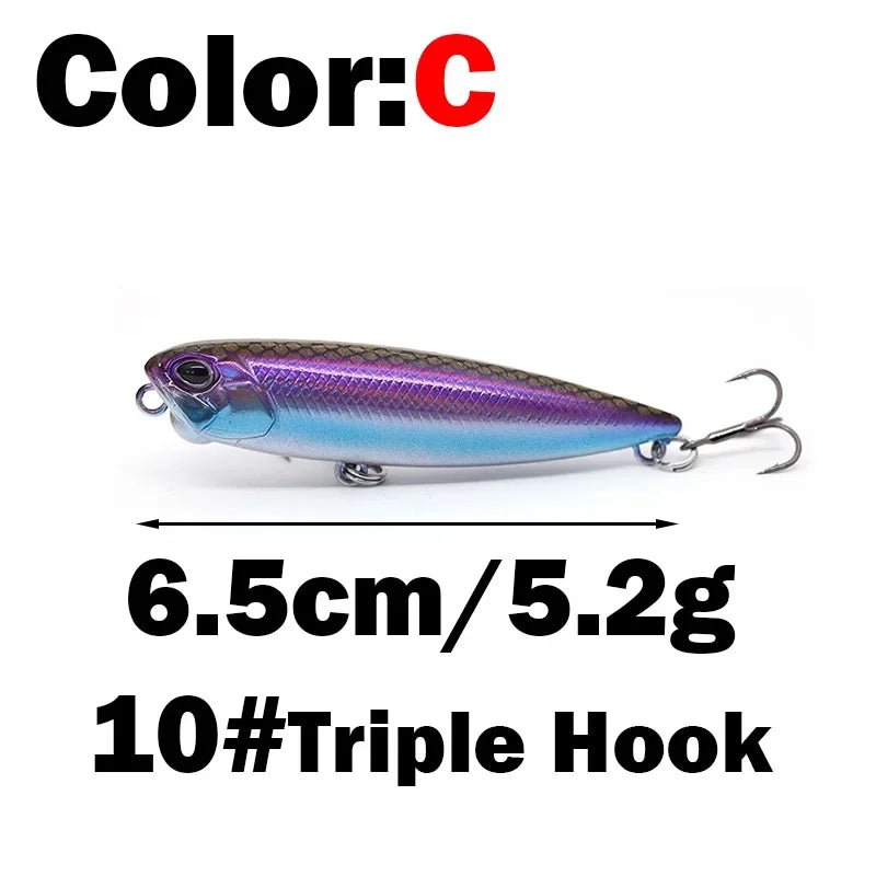 Premium Floating Pencil Fishing Lure 6.5cm 5.8g - 4USelects