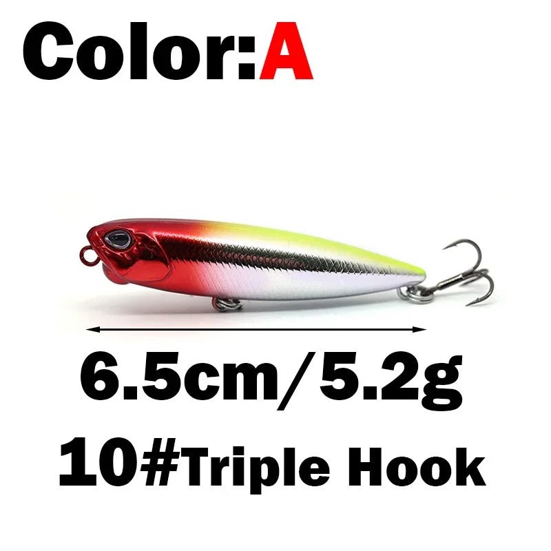 Premium Floating Pencil Fishing Lure 6.5cm 5.8g - 4USelects