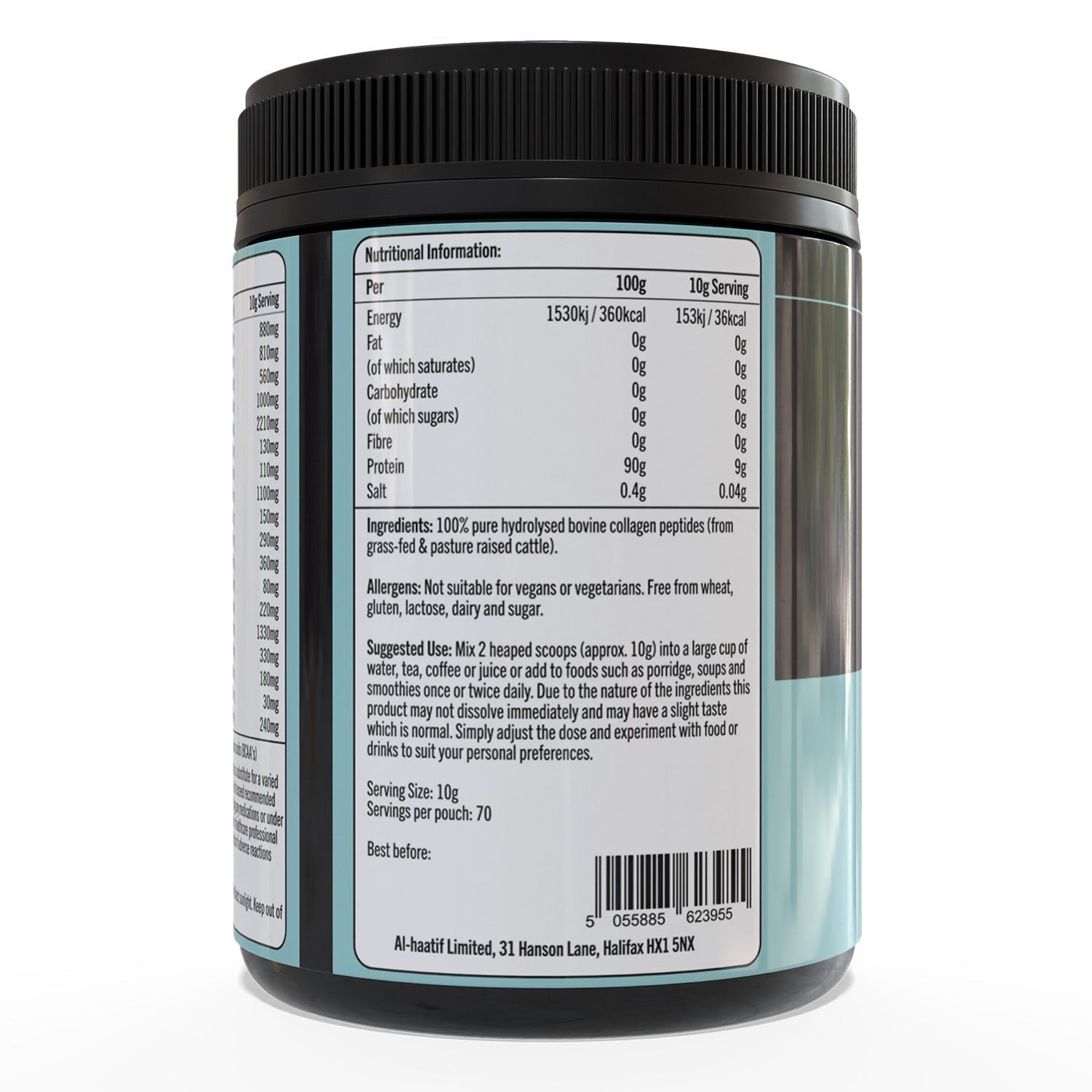 Pure Collagen Supplement – 97% Protein, 18 Amino Acids - 4USelects