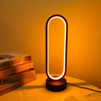 Ring - Shaped LED Desk Lamp - 3 - Color Dimmable USB - 4USelects