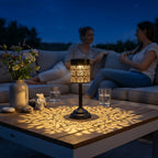 Solar LED Peony Garden Table Lamp – IP44 Outdoor - 4USelects