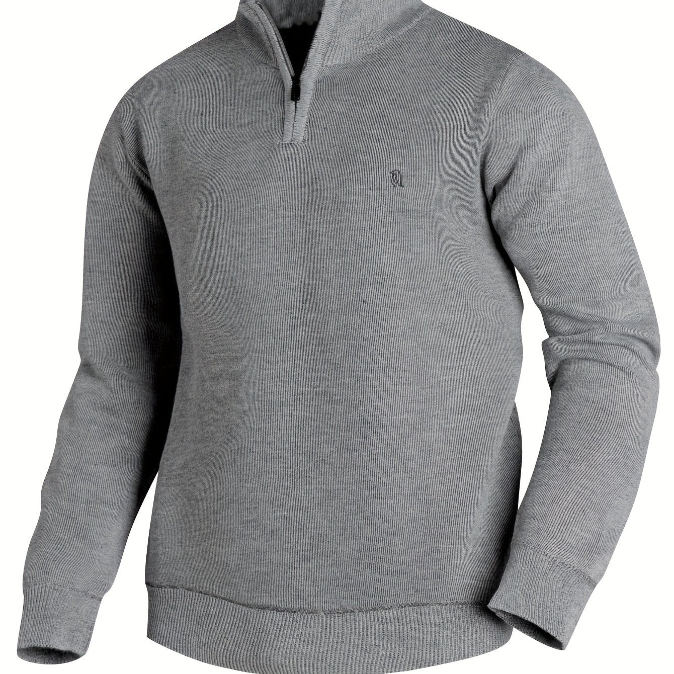 Spring Ready: Men’s Zip Collar Knit Pullover - 4USelects