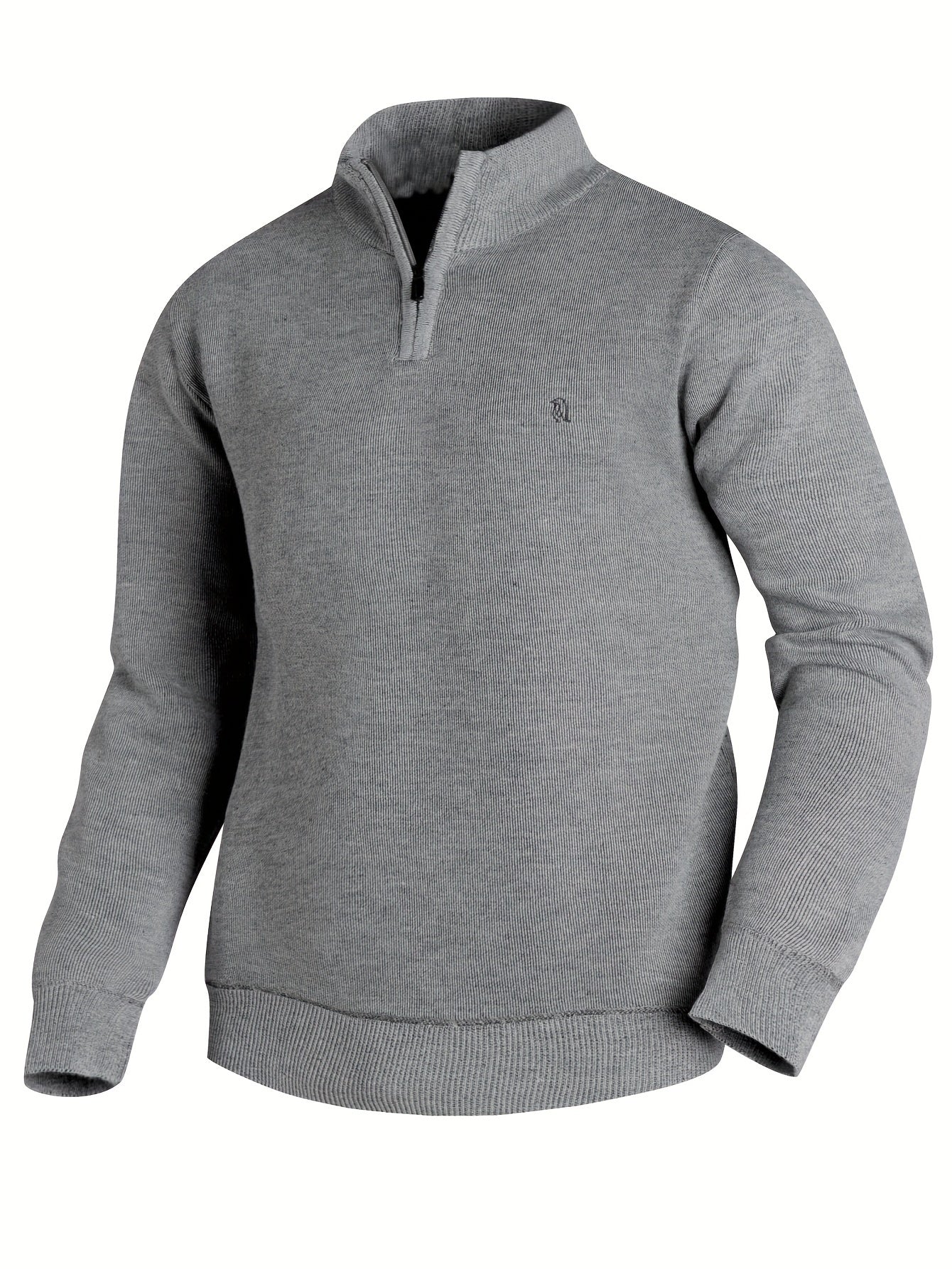 Spring Ready: Men’s Zip Collar Knit Pullover - 4USelects