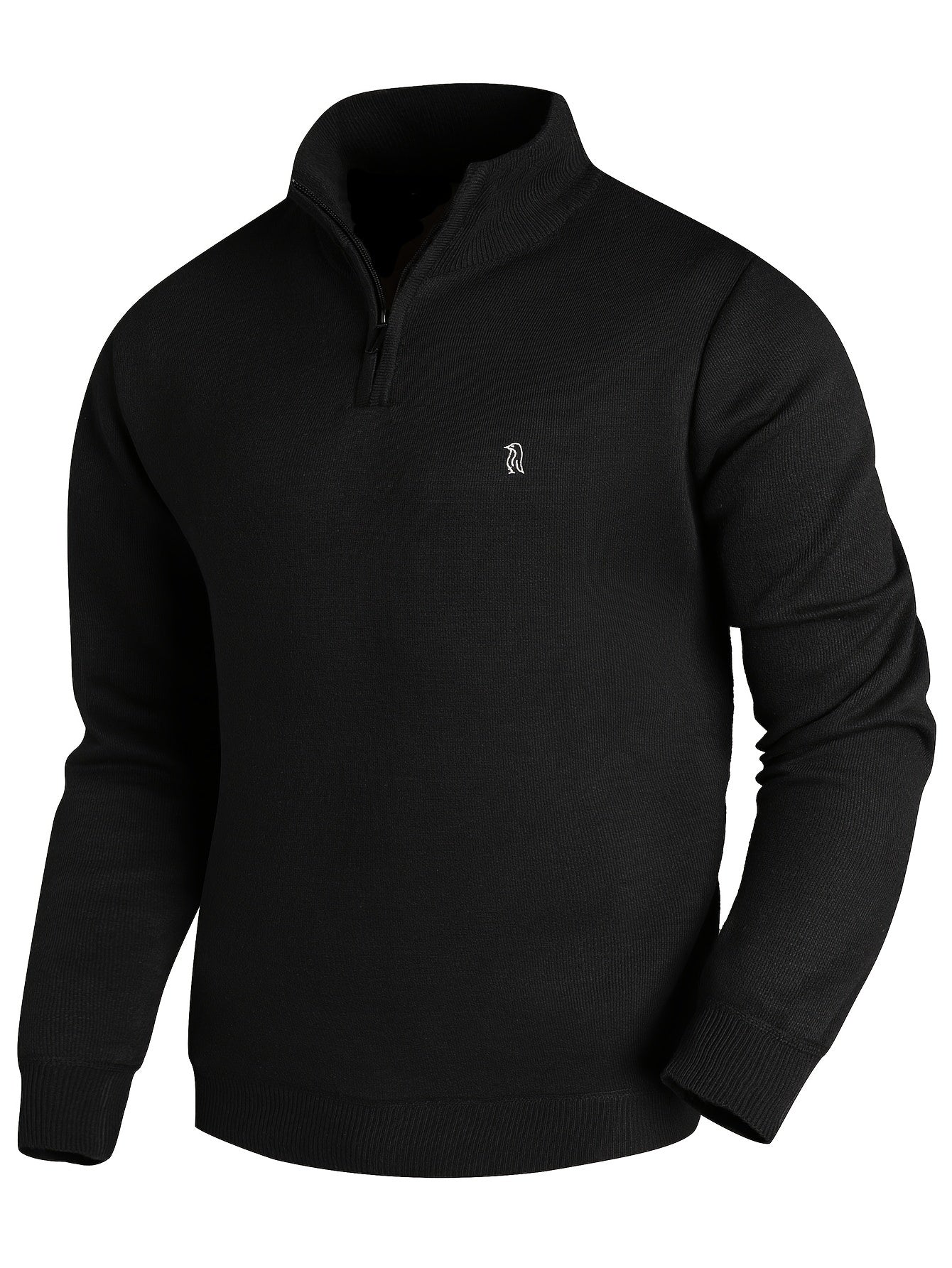 Spring Ready: Men’s Zip Collar Knit Pullover - 4USelects